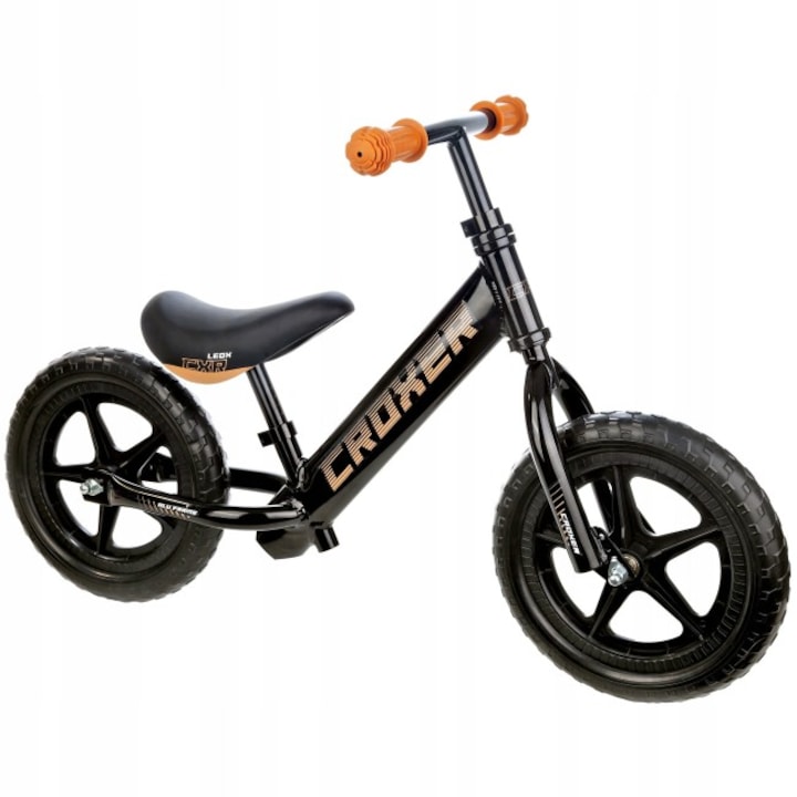 CROXER Leox futóbicikli, fekete/barna, gyerek