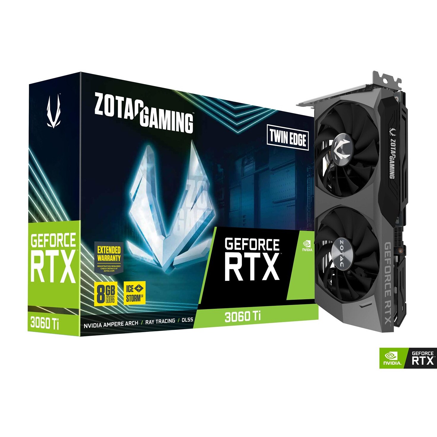 Placa video, ZOTAC GeForce RTX 3060 Ti Twin Edge LHR 8GB