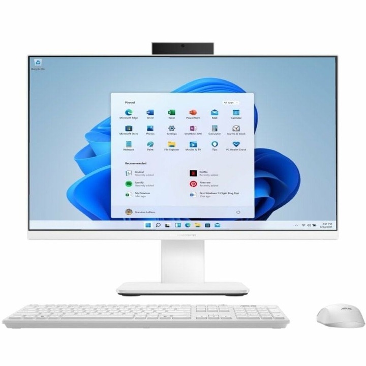24"-os Asus V400 All-in-One PC, Intel Core i3, 8 GB RAM, 512 GB SSD, Fehér