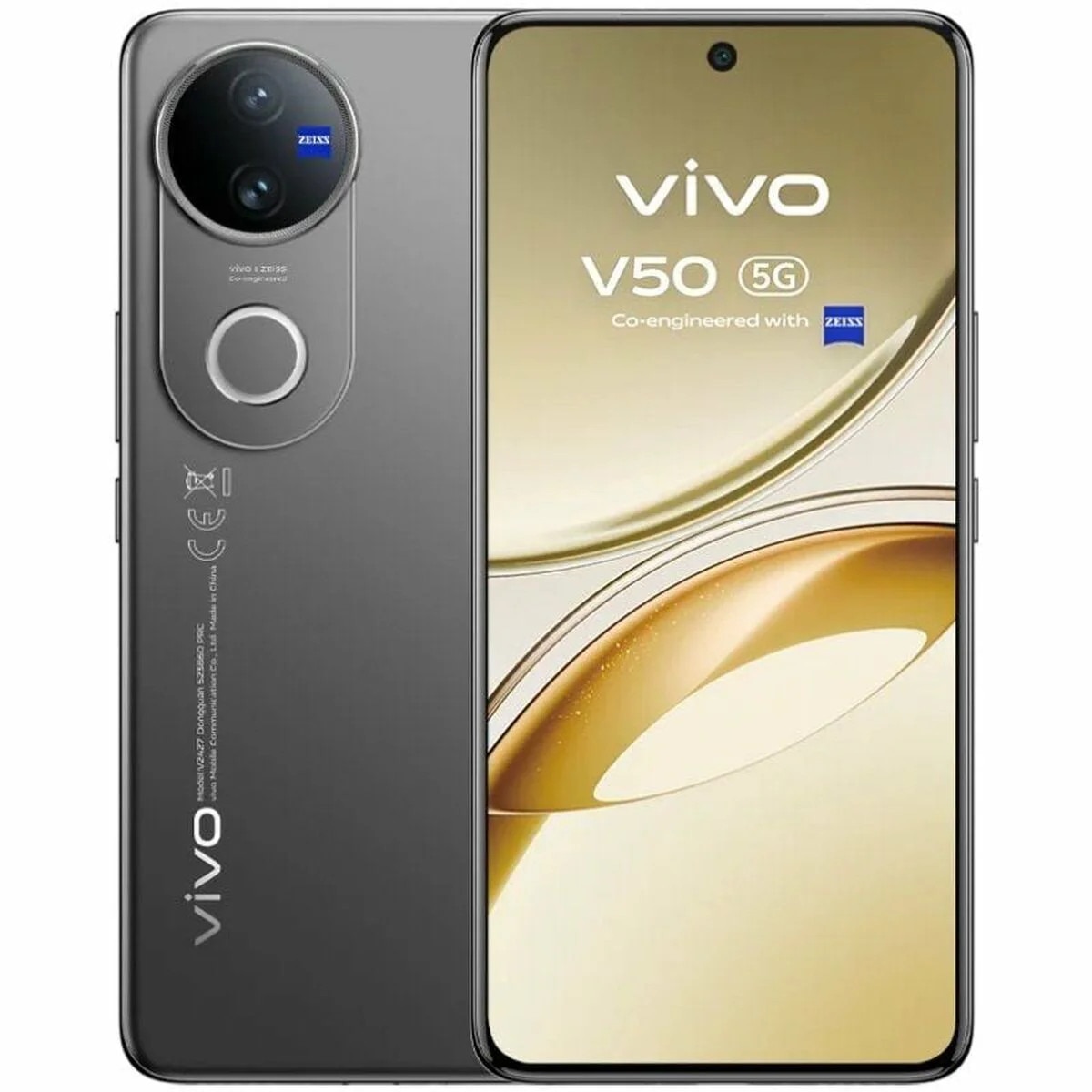 Smartphone Vivo V50, Octa Core, 12 GB RAM, 512 GB, negru, 6.77 inch
