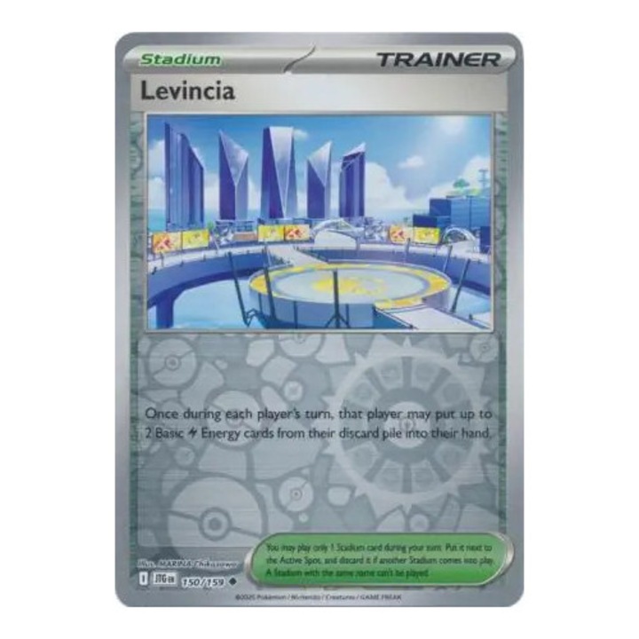 Pokémon Levincia játékkártya, Journey Together, fordított holografikus kép, 150/190