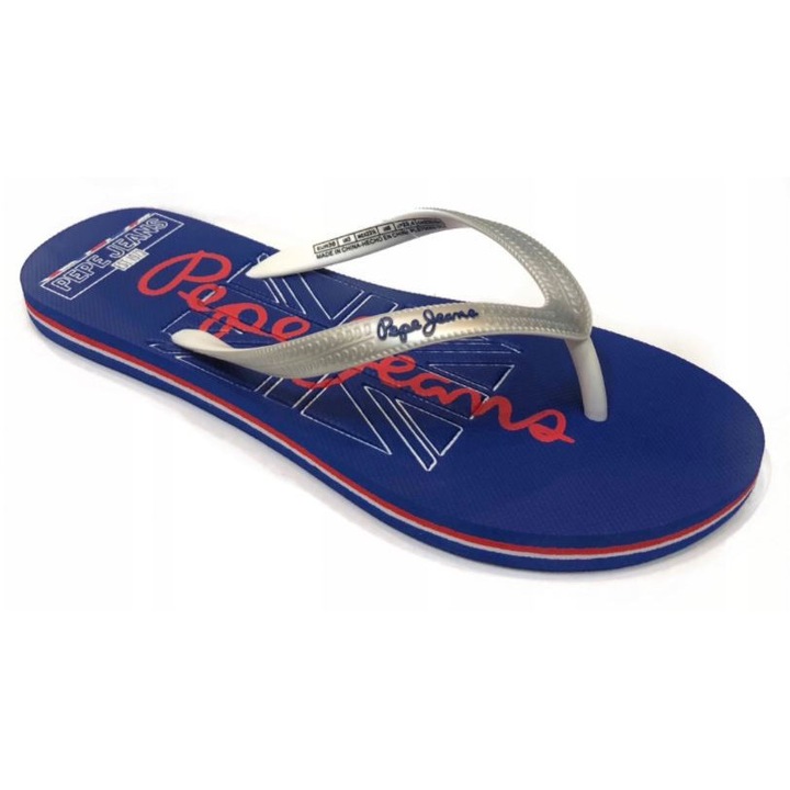 Джапанки Pepe Jeans PLS70083 934, сини, пластмасови