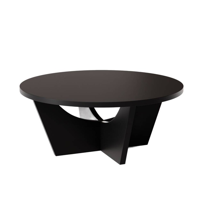 Mese set Stolik kawowy KOLM TORI 90x90cm Negru