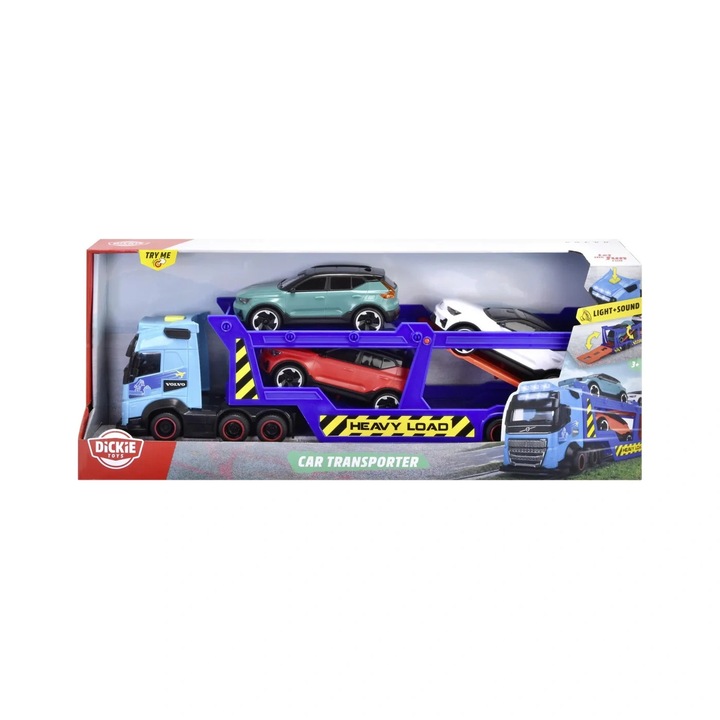 Дики Volvo Transporter 40 см със звуци и светлини