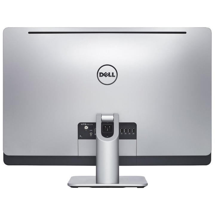 Sistem Desktop PC Dell All-in-One XPS One 27 cu procesor Intel® Core™ i7-4770s 3.10GHz, Haswell™, 27", QHD, Touch-screen, 16GB, 2TB + 32GB SSD, Blu-Ray Combo, nVidia GeForce GT 750M 2GB, Microsoft Windows 8.1