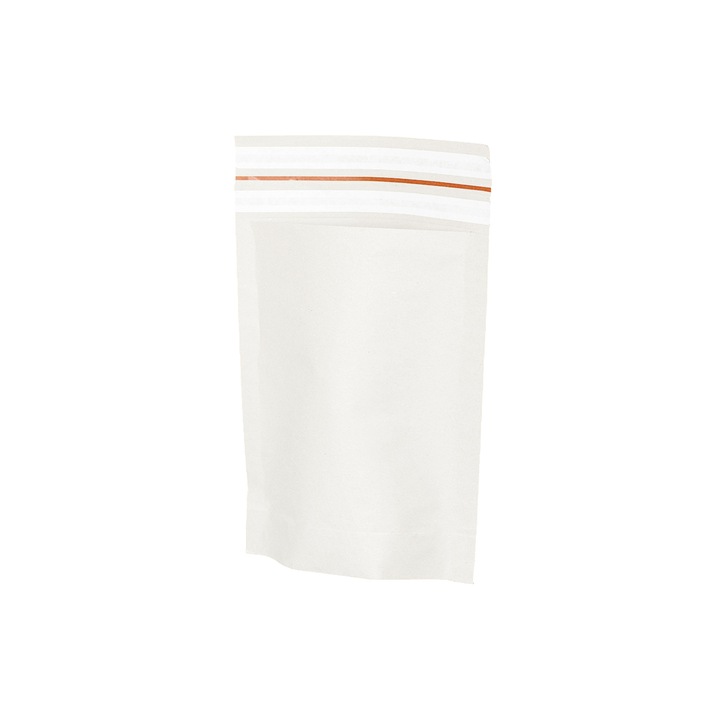Set 100 bucati Plicuri din hartie kraft ALB pentru livrari produse 28 x 36(H) x 8cm