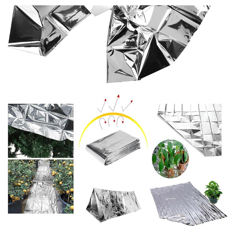 転覆　Capsize 2枚セット FOIL Set 2 Bucati - Folie Reflectorizanta Mylar Argintie pentru Sera