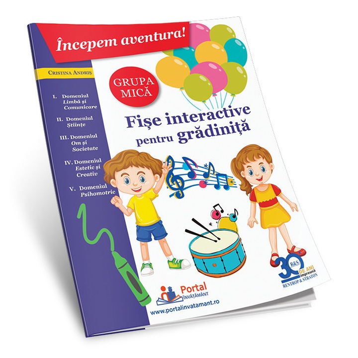 Incepem aventura: fise interactive pentru gradinita – grupa mica, Rentrop&Straton