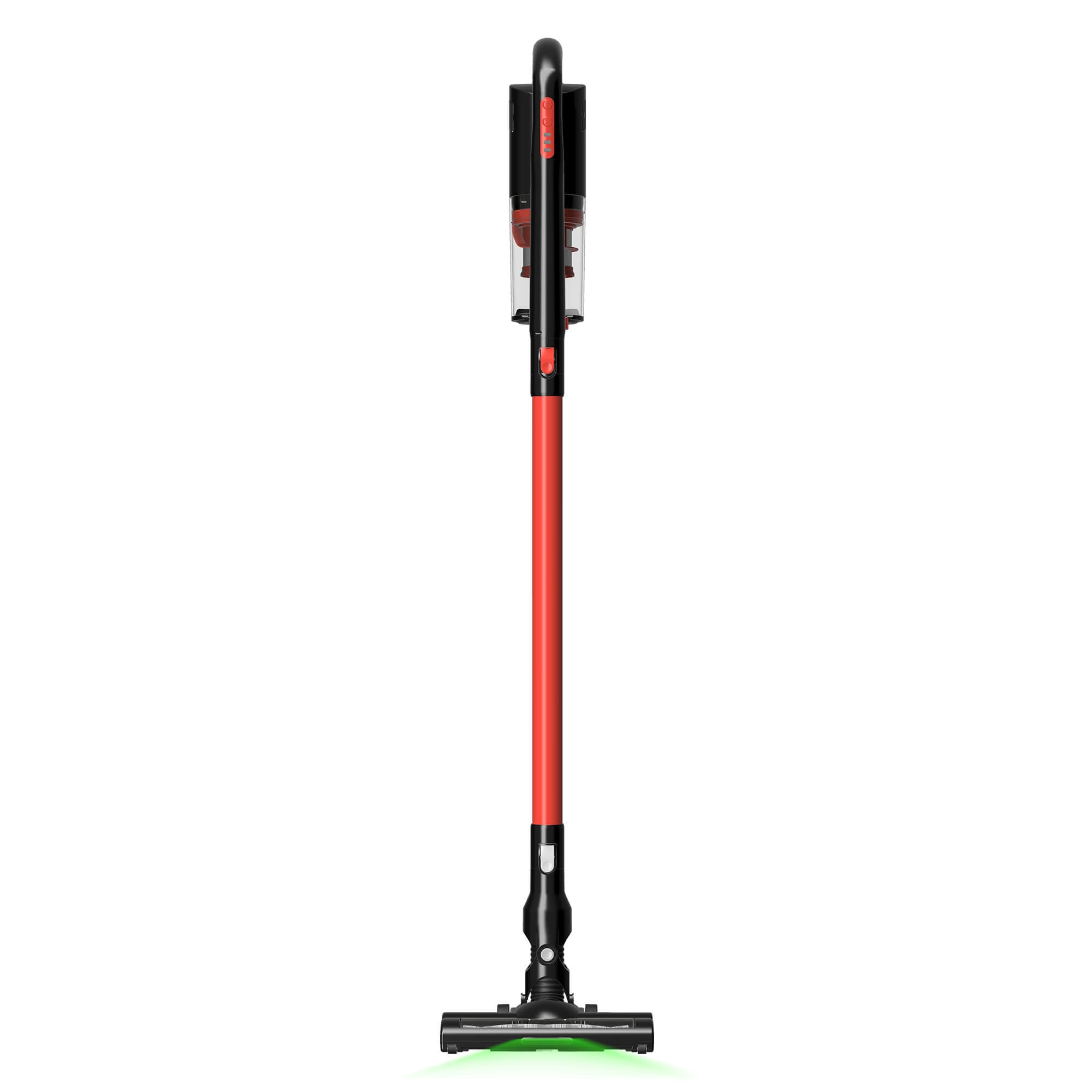 Aspirator cu laser 2in1 TurboTronic TT-LV8 Ultra-Light Stick, 0.7l, baterie Li-ion, 22, 2V, 40 minute autonomie, Rosu/Negru