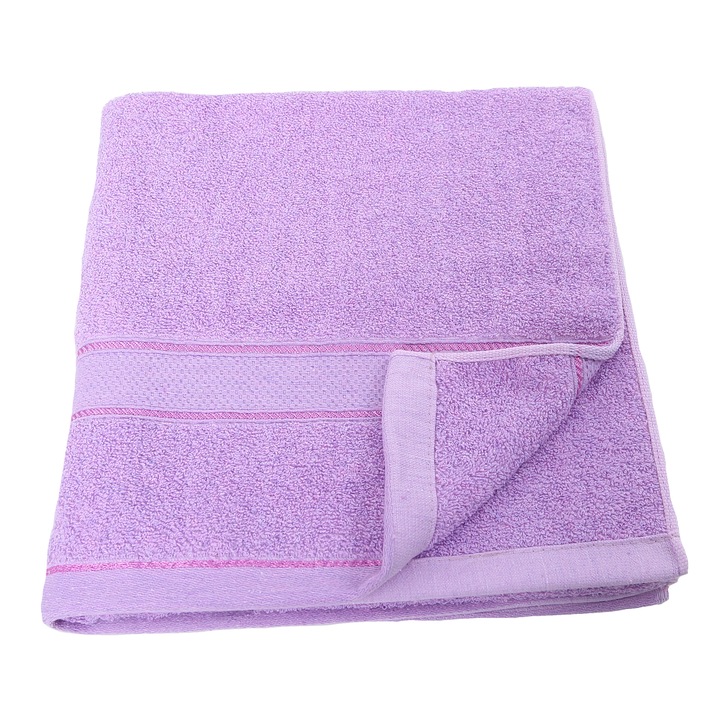 Sunflower® Fürdőlepedő, törölköző, 70x140 cm, orgona-lila színű