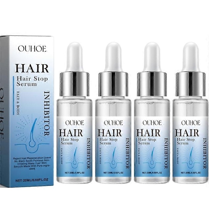 Lotiune hidratanta pentru indepartarea parului, OUHOE, 20ml, 4 bucati, textura usoara, pentru piele neutra