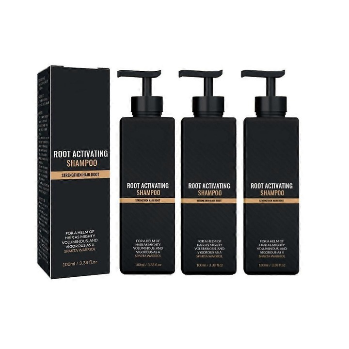 Hajsampon, 100ml, elősegíti a hajnövekedést, javítja a fejbőr vérkeringését, 3 darabos