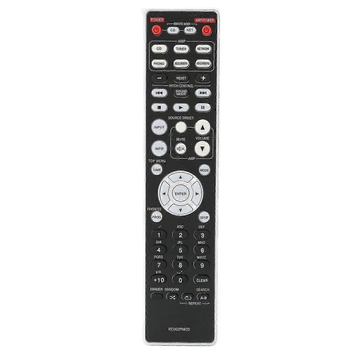 Telecomanda de schimb RC002PMC pentru amplificator integrat Marantz CD5005 PM5005, culoare neagra