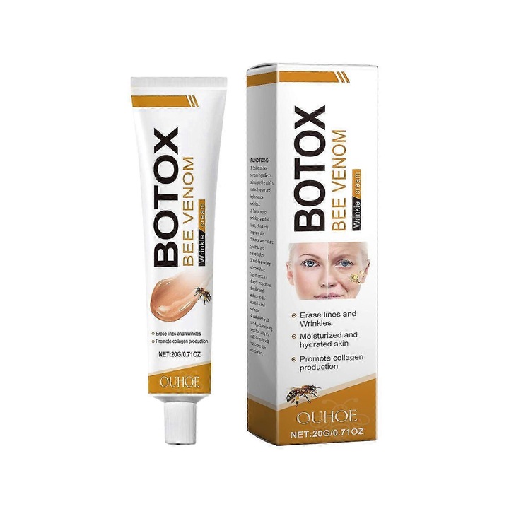 Ránctalanító arckrém méhméreggel, intenzív hidratálás, feszesség, minden bőrtípusra