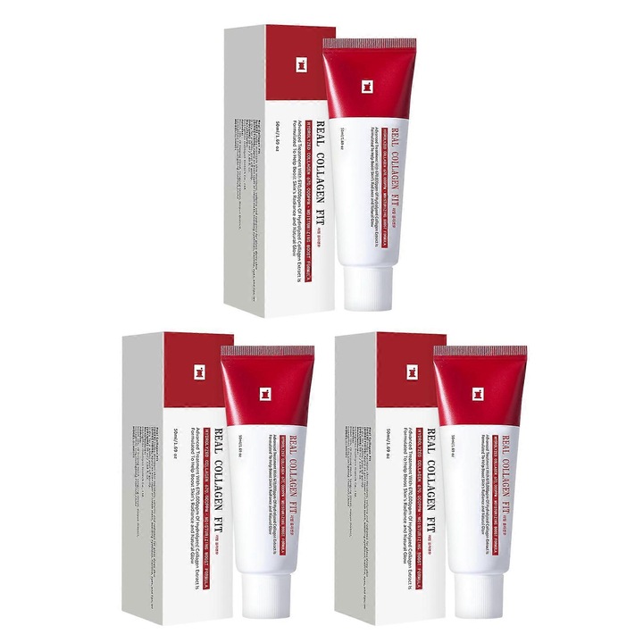 Masca faciala cu colagen, set de 3 bucati, pentru toate tipurile de ten, 50ml
