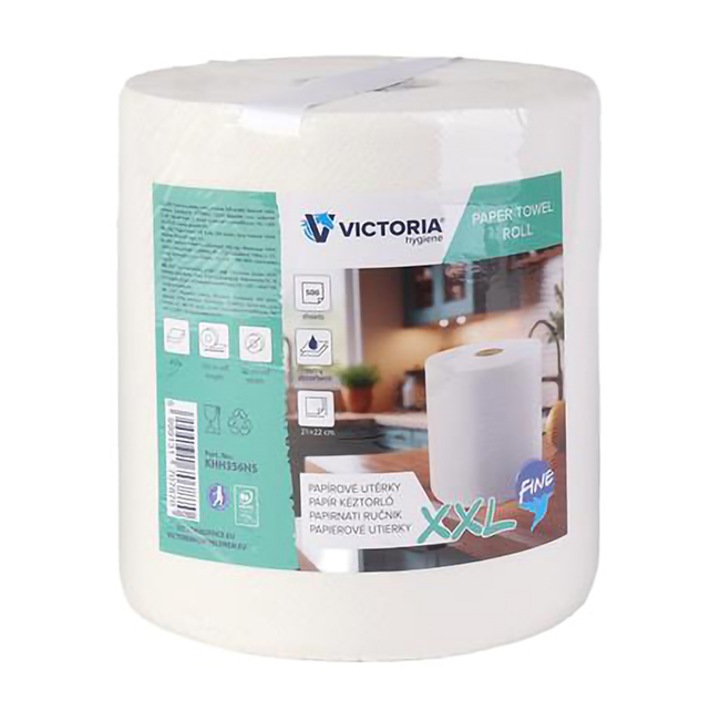 Кърпа за ръце Victoria Hygiene Fine XXL, ролка, 2-слойна, 500 листа