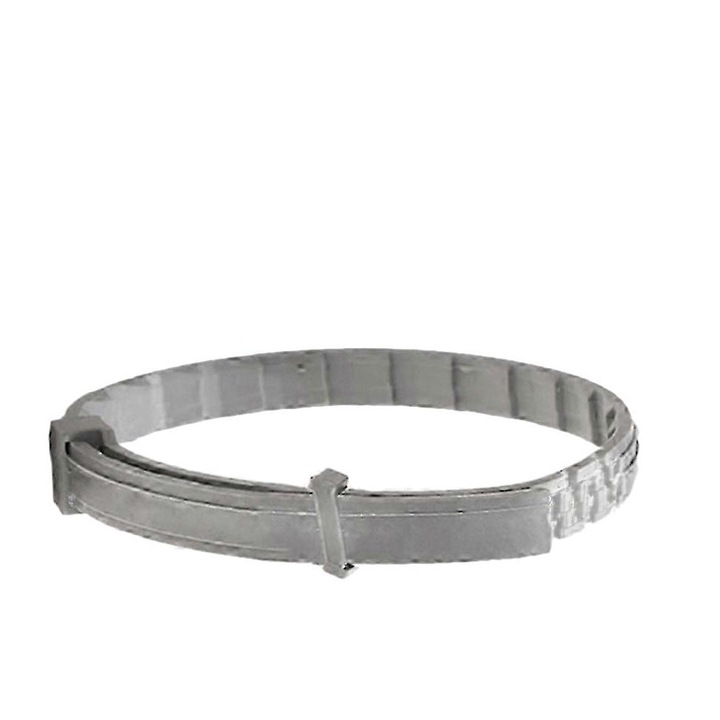 Zgarda antiparazitara pentru caini, ajustabil, gri, 70cm