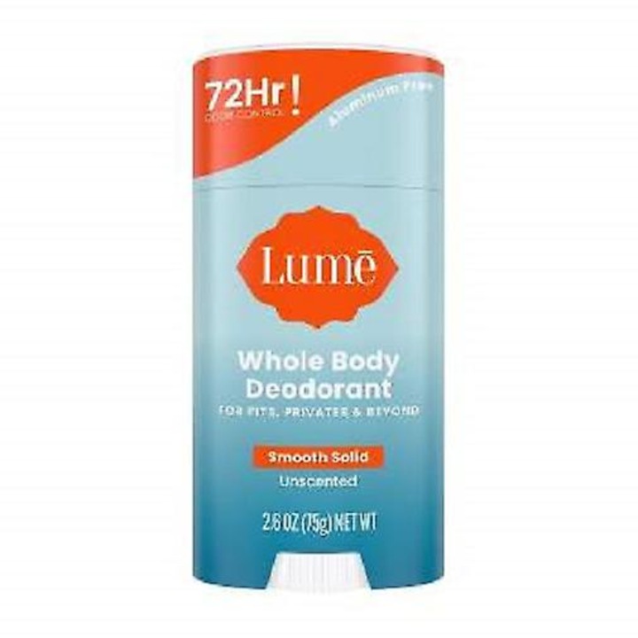Deodorant solid Lume pentru corp, fara parfum, 2.6 oz