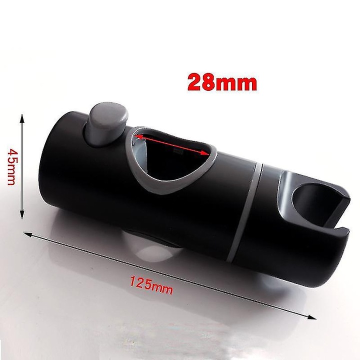 Suport dus reglabil, 18-28mm, rotire 360°, plastic rezistent la coroziune,1 buc