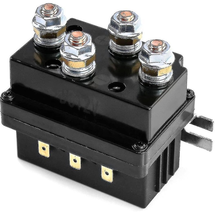 Releu solenoid, 12V, 500A, negru, pentru ATV/UTV, set