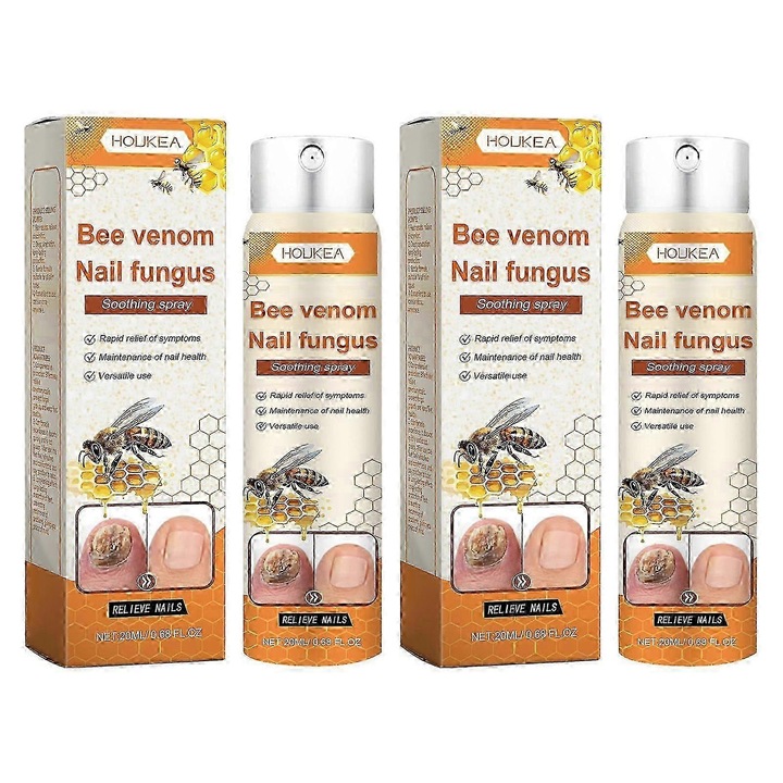 Spray pentru repararea unghiilor, 2 bucati, 20ml, cu ingrediente sigure, pentru unghii fragile, portabil