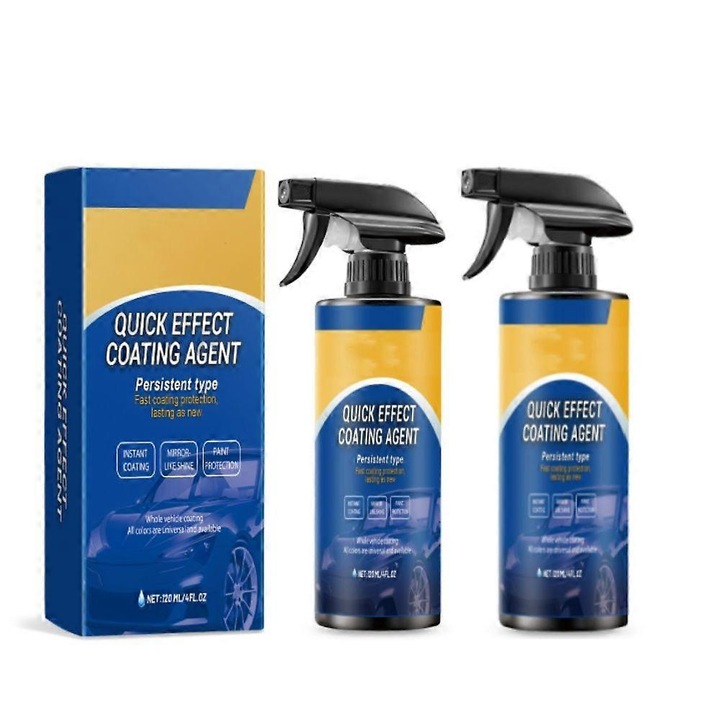 Spray de curatare auto, 2 bucati, acoperire rapida, multi-functional, 40cmx40cm