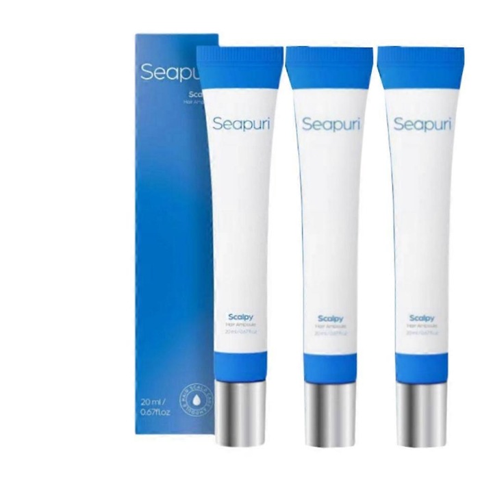 3 darabos Seapuri hajápoló oldat szett, 20g, természetes összetevők, hosszan tartó hidratálás