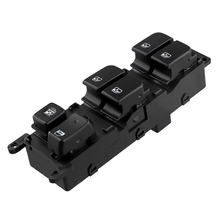 Comutator fereastra stanga pentru Carens 2007-2012, 93571-1D200, negru, ABS