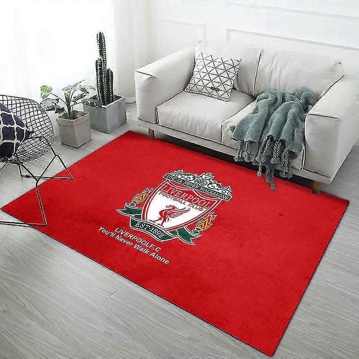 Covor patrat vintage, non-alunecare, absorbtie ridicata, 40x60cm, multicolor model Liverpool