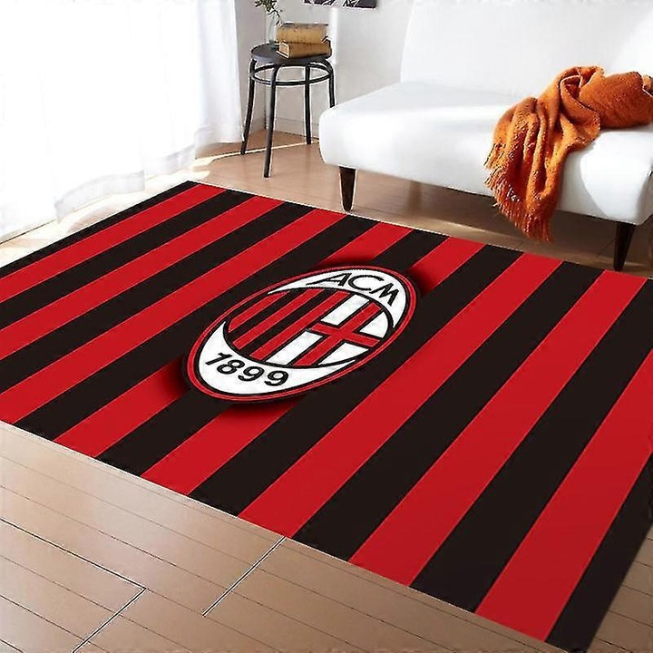 Covor, Vintage, 40x60cm, design atragator, textura moale, antiderapant, model AC MILAN