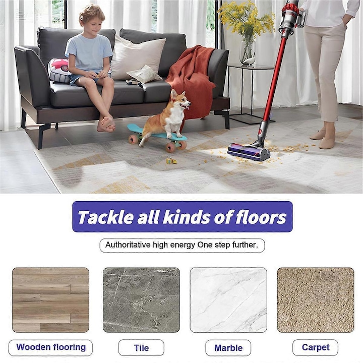 Cap de perie pentru aspirator, set, plastic, culoare aleatorie