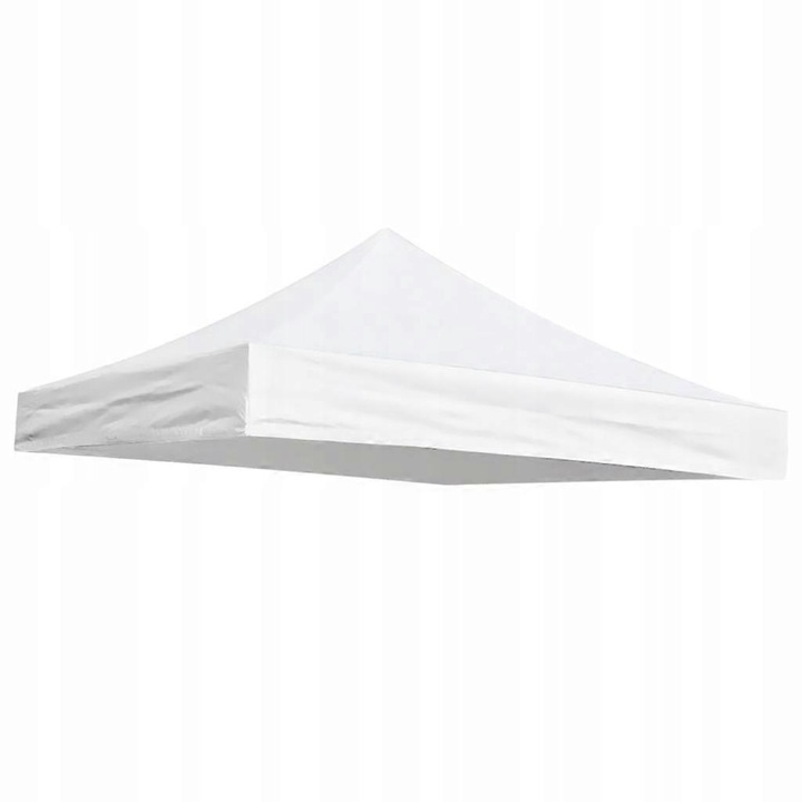 Husa superioara cort, panza, rezistenta, 2.9x2.9m, alb