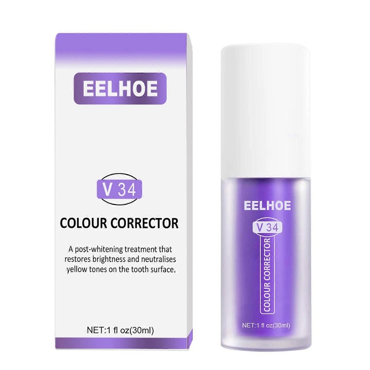 EELHOE fogszín-korrektor, fehérítő, 30ml