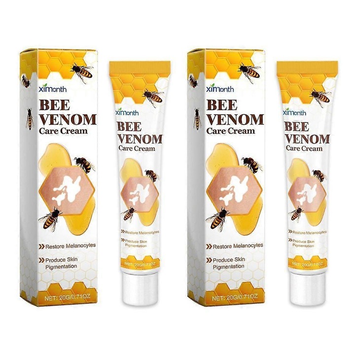 2 db-os krémkészlet Ximonth-ra méhméreggel, 3x1,8x12,5cm