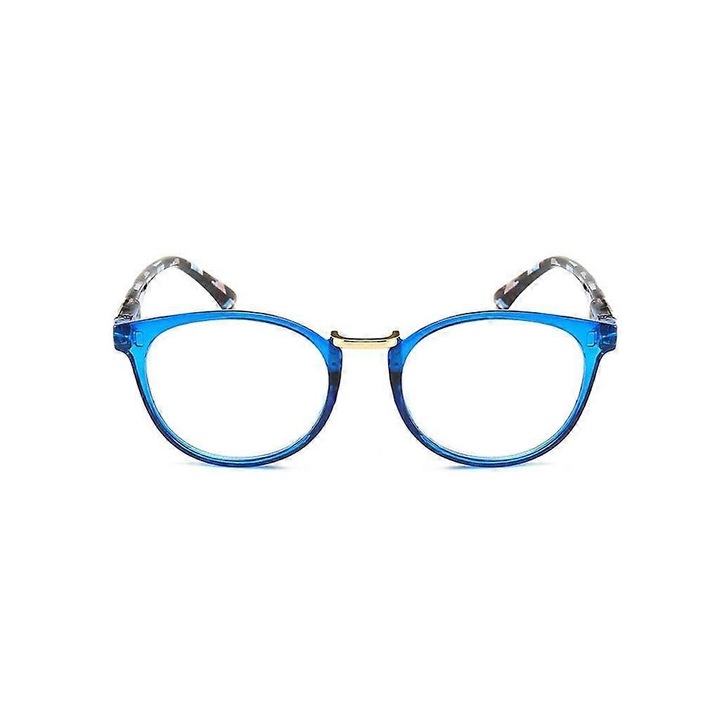 Ochelari de citit, 2.5, colorat, cu design cu balama pe arc