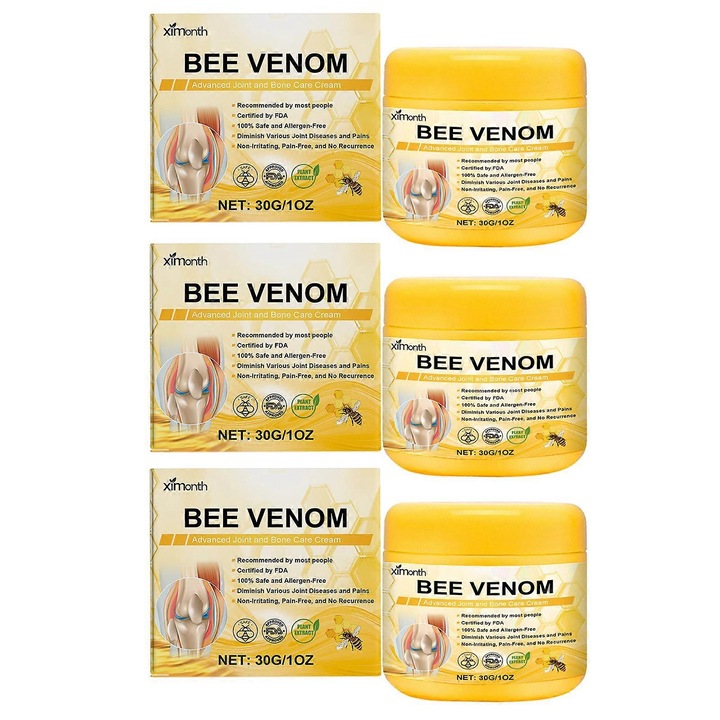 Set 3 creme pentru ingrijirea articulatiilor, 30g, mobilitate imbunatatita, usor de absorbit, Ximonth