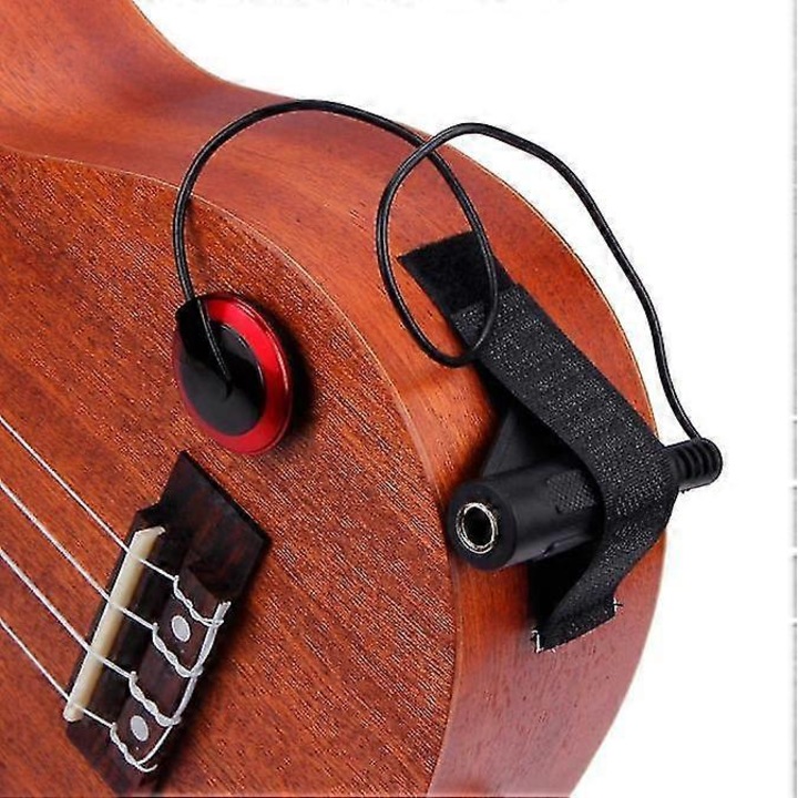 Piezo akusztikus kontakt mikrofon gitárhoz, hegedűhöz, mandolinhoz, ukuleléhez, 37x4x1.8cm
