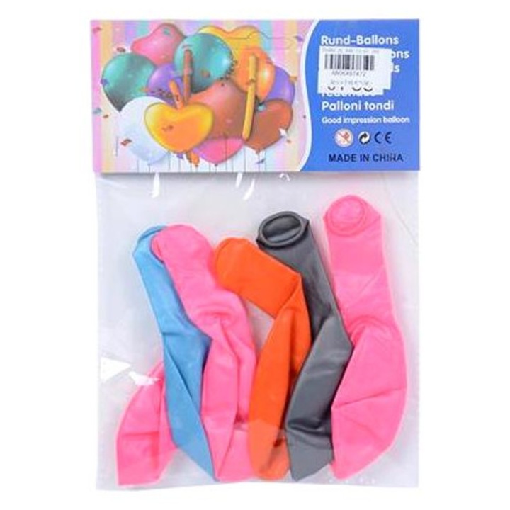 MK Toys 4974997 Színes lufi szett 6db Többszínű