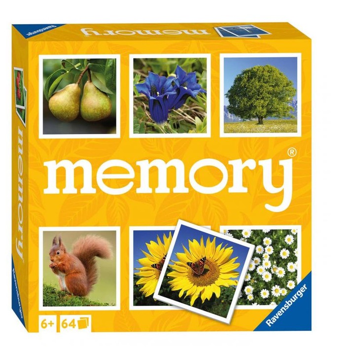 Ravensburger 6208814 Ravensburger Memória kártyajáték - Természet