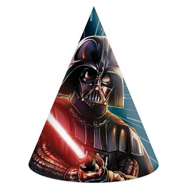 Procos 4939581 Star Wars party papírkalap 6db-os szett