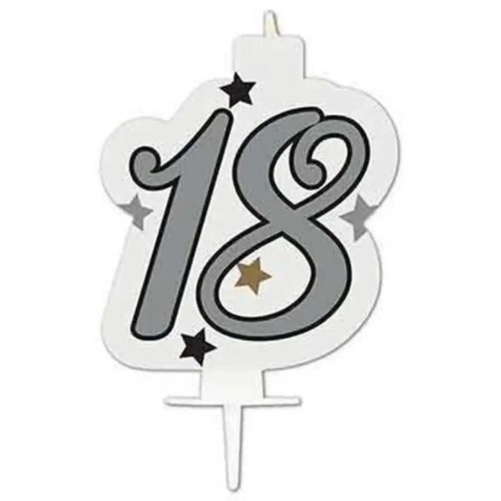 Procos 4956274 Szülinapi számgyertya - 18-as szám