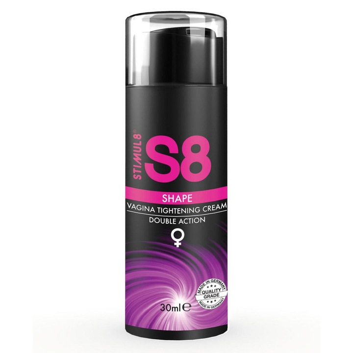 S8 SHAPE Crema Tonifianta Vaginala cu Actiune Dubla, Ingrijire Intima Premium pentru Femei, 30ml