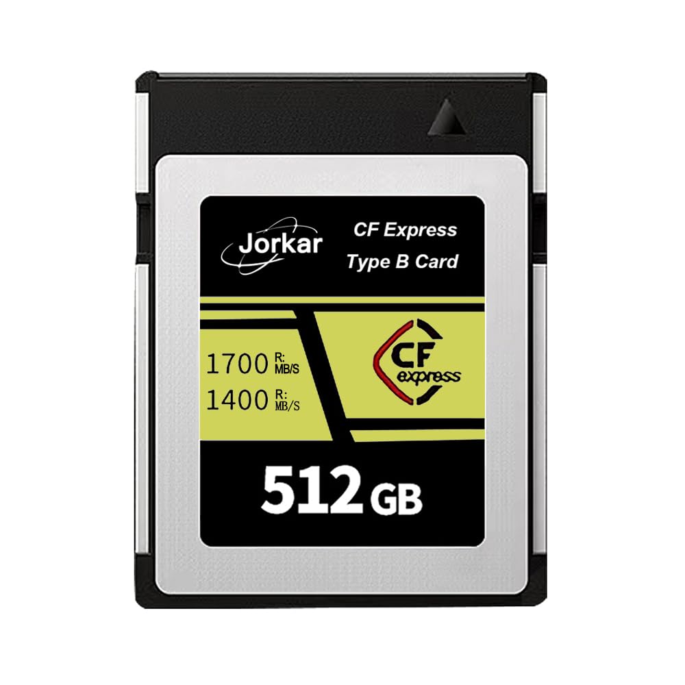 Card De Memorie Jorkar Cfexpress Tip B 512Gb Gold Pentru Nikon Z6