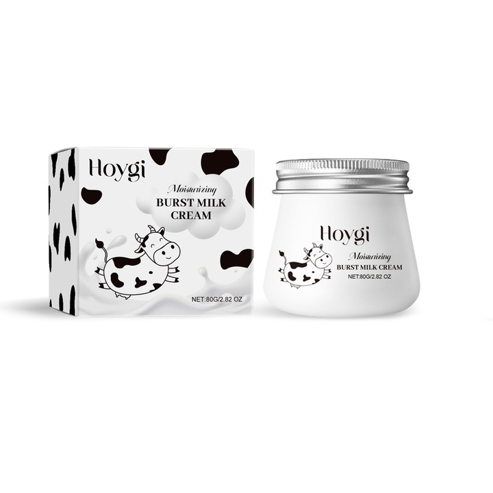 Crema hidratanta cu lapte, efect natural, pentru ten uniform, 80 g