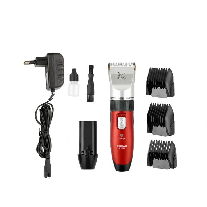 Masina pentru tuns caini / pisici, cu 4 capete interschimbabile, WLS 2000