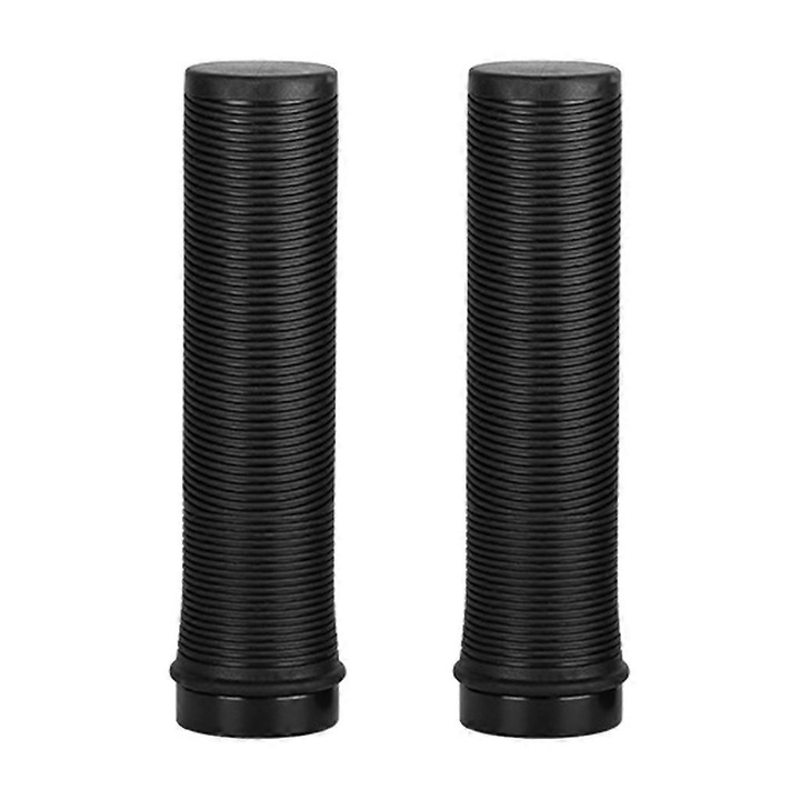 Mansoane bicicleta set 1 pereche, instalare usoara, negru