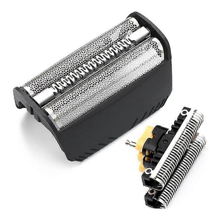 Capac de schimb pentru aparate de ras electrice, 30B, negru, din ABS si otel inoxidabil, set