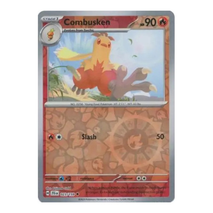 Pokémon játékkártya, fordított holografikus kép, Journey Together sorozat, 023/190, új-zélandi állapotban