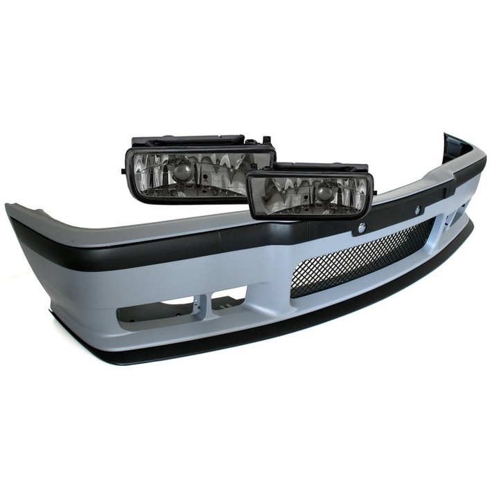 Предна броня, За BMW E36 M3, M-пакет, Опушена, 12x1990-09x1999