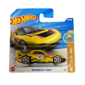 Masinuta metalica Hot Wheels, Neon Speeders `95 Mazda RX-7 Drift